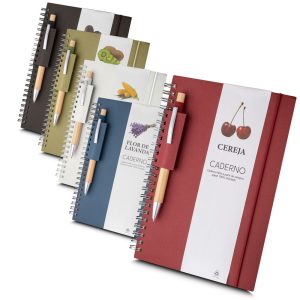 Caderno Capa em Papel Reciclado - PR CAD008