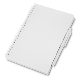Caderno Capa em PP c/ Caneta - PR CAD360