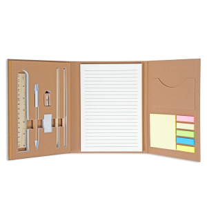 Kit Escritório Capa em Papel Kraft - PR CJ40035