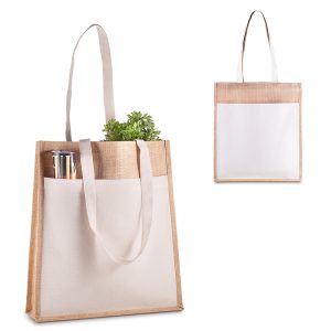 Sacola em Juta 360g/m² (41x35x10cm) - PR BJT003