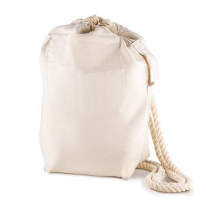 Sacola/Mochila em algodão 450g/m2 (42x35x14,5cm) - PR BP0007