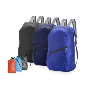 Mochila Dobrável Poliéster 16L - PR 01333