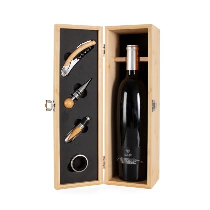 Kit Vinho Bambu 4 Peças - PR 15361