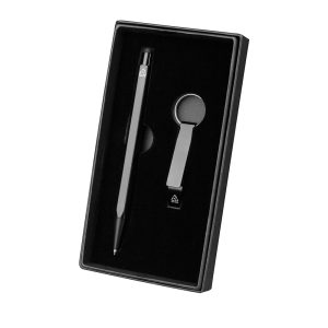 Kit Caneta Chaveiro Alumínio - PR 15363