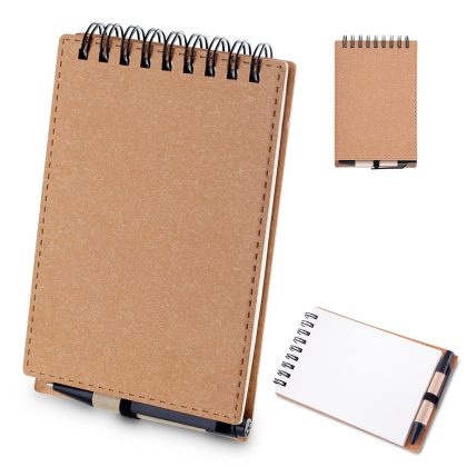 Bloco de Anotações Papelão com Caneta - PR 15365