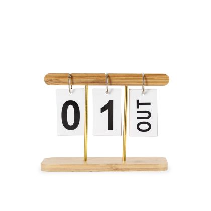 Calendário Permanente Bambu - PR 19027