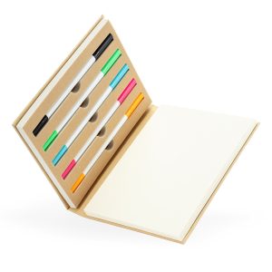 Bloco de Anotações com 5 Canetas - pr 19038