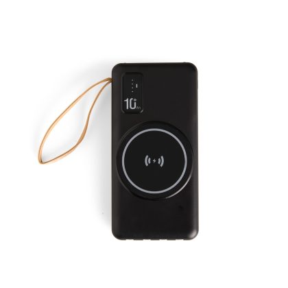Power Bank 10.000mAh com Carregamento via Indução ou via Cabo - PR 09145