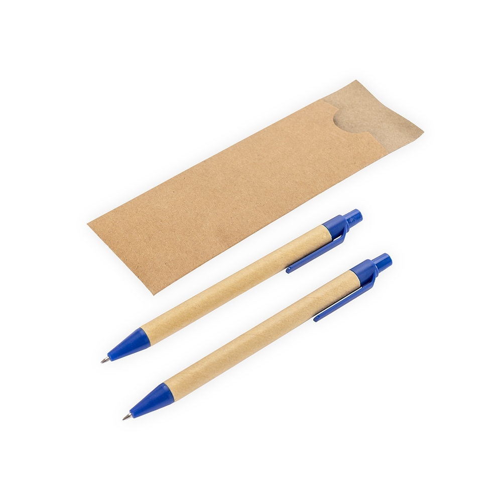 Kit Ecológico Caneta e Lapiseira Papelão - PR 15348