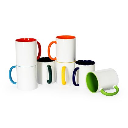 Caneca de Porcelana Interno Colorido - PR13282