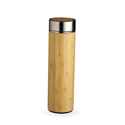 Garrafa Bambu Térmica 500ml com Infusor - PR 18642