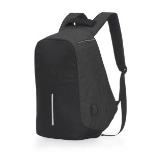 Mochila Poliéster Anti-Furto USB - PR 14290
