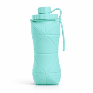 Garrafa Dobrável Silicone 600ml - PR 19170